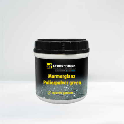 Stone-Finish Marmorglanz Polierpulver Green
