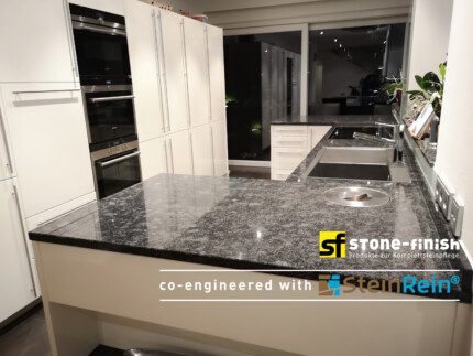 Stone-Finish F18 transparent imprägnierte Küchenarbeitsplatte