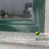 Verkalkte Granitfensterbank vor dem entkalken mit Kalklöser Spezial von Stone-Finish
